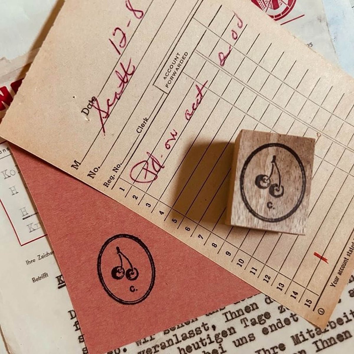 589stamp Rubber Stamp - Cherry