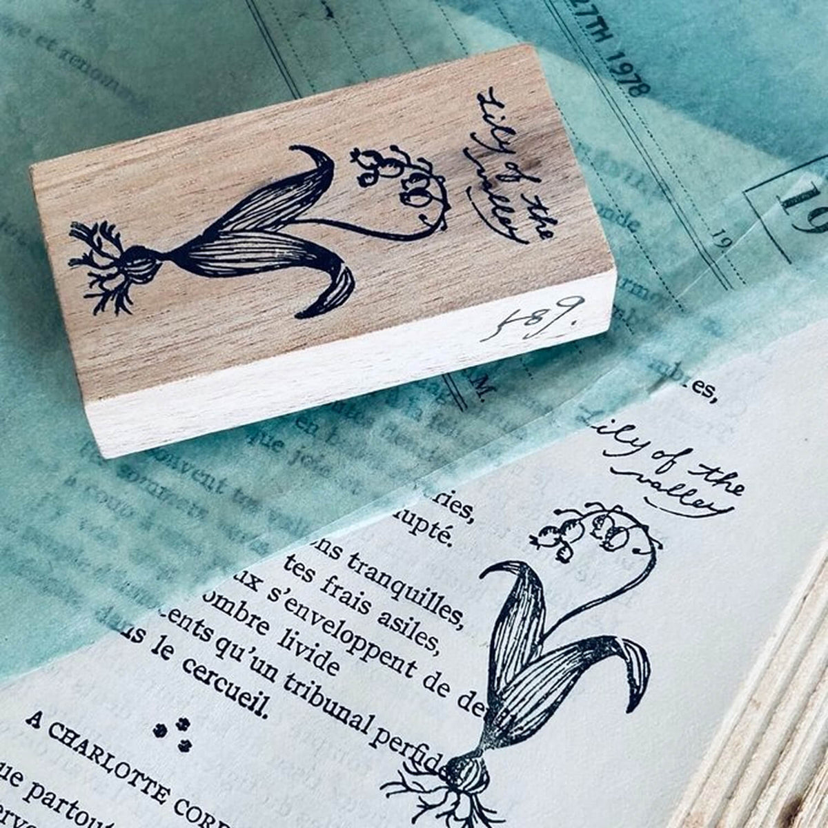 589stamp Rubber Stamp - Lily of the Valley