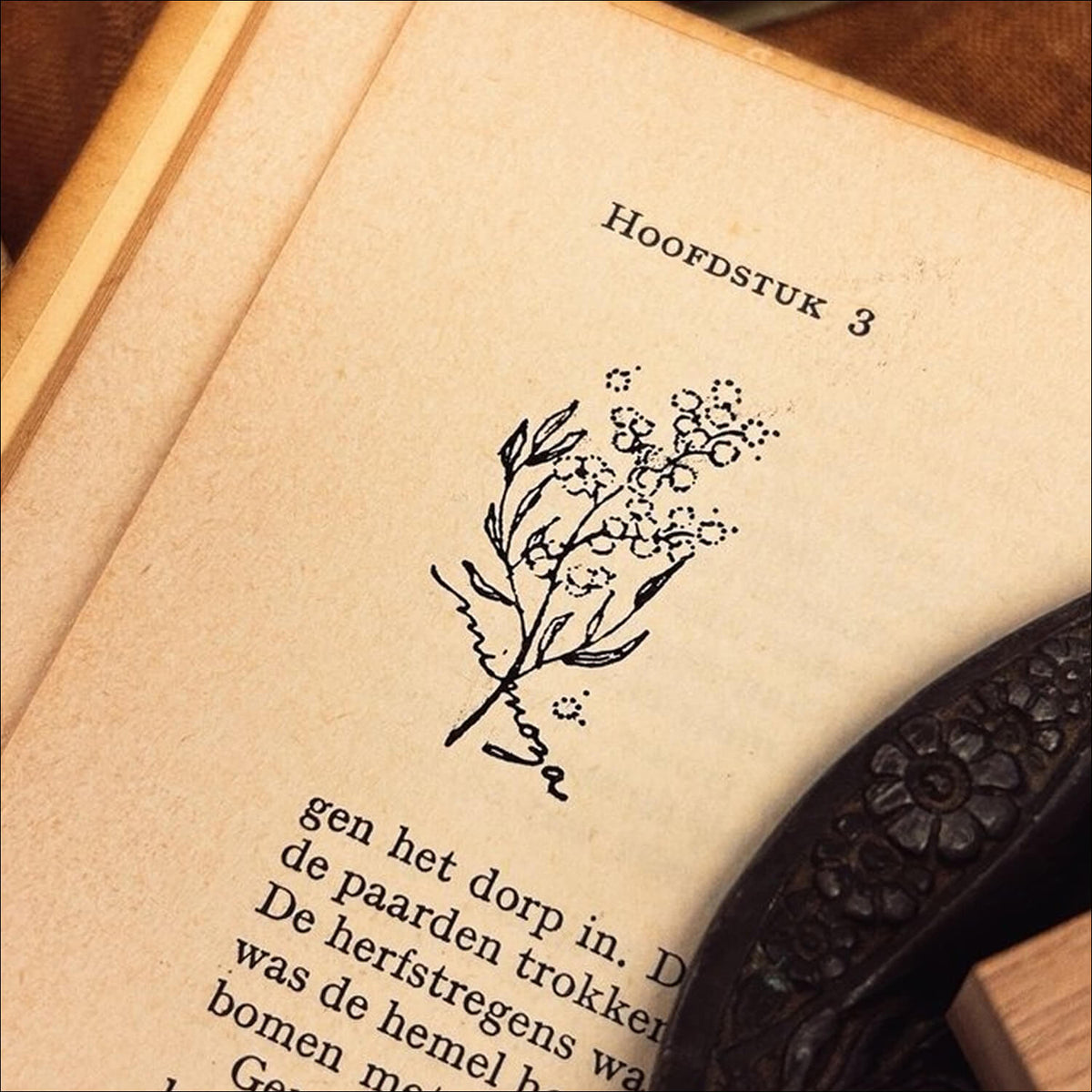 589stamp Rubber Stamp - Mimosa
