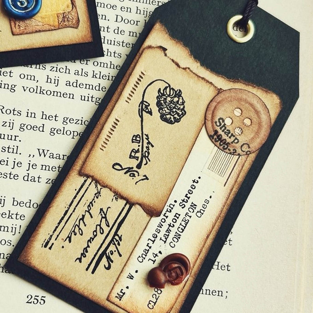 589stamp Rubber Stamp - Raspberry