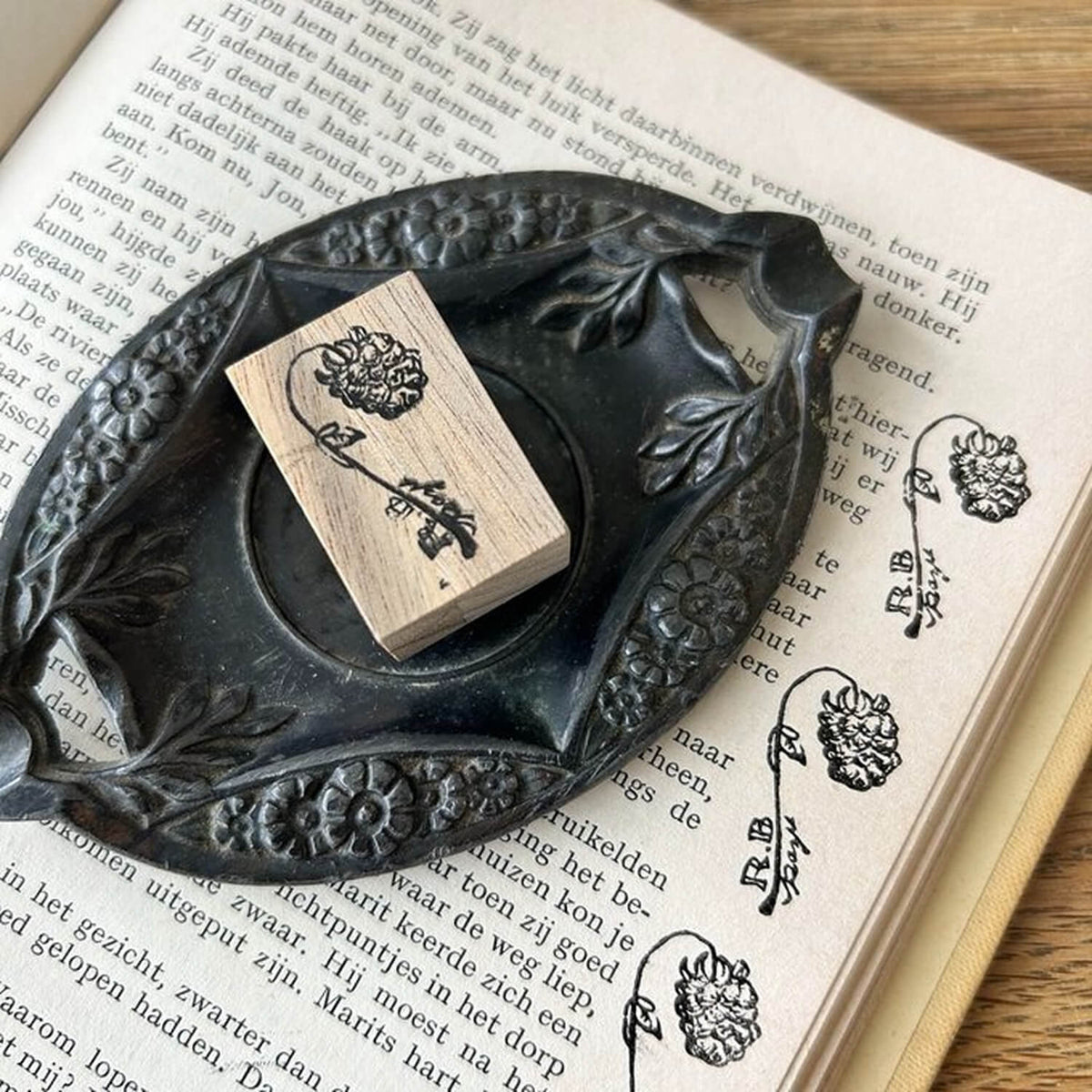 589stamp Rubber Stamp - Raspberry
