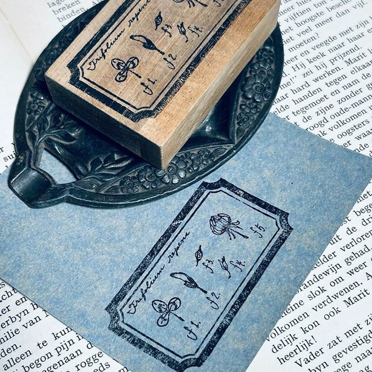 589stamp Rubber Stamp - White Clover