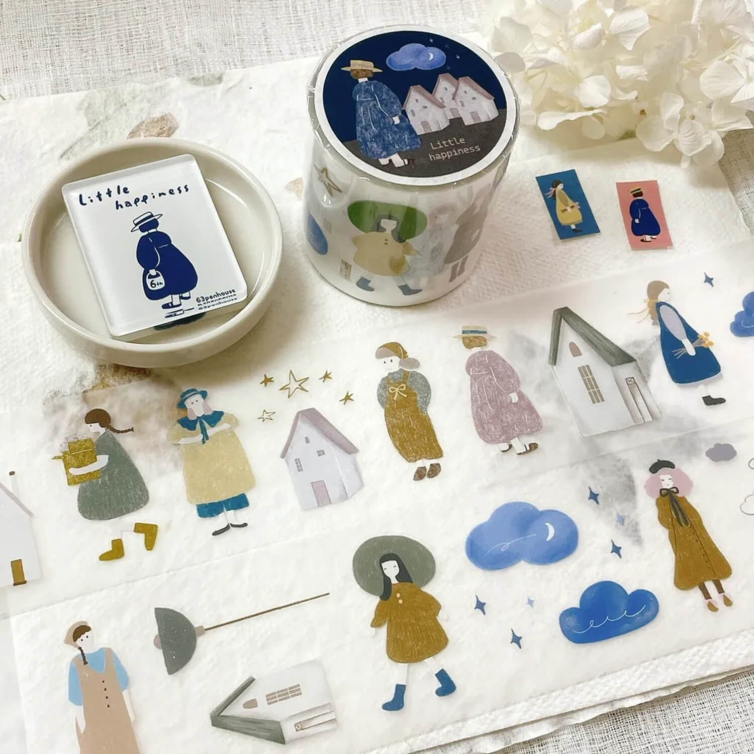 63penhouse x hairmo Die-cut PET Tape – Little Happiness
