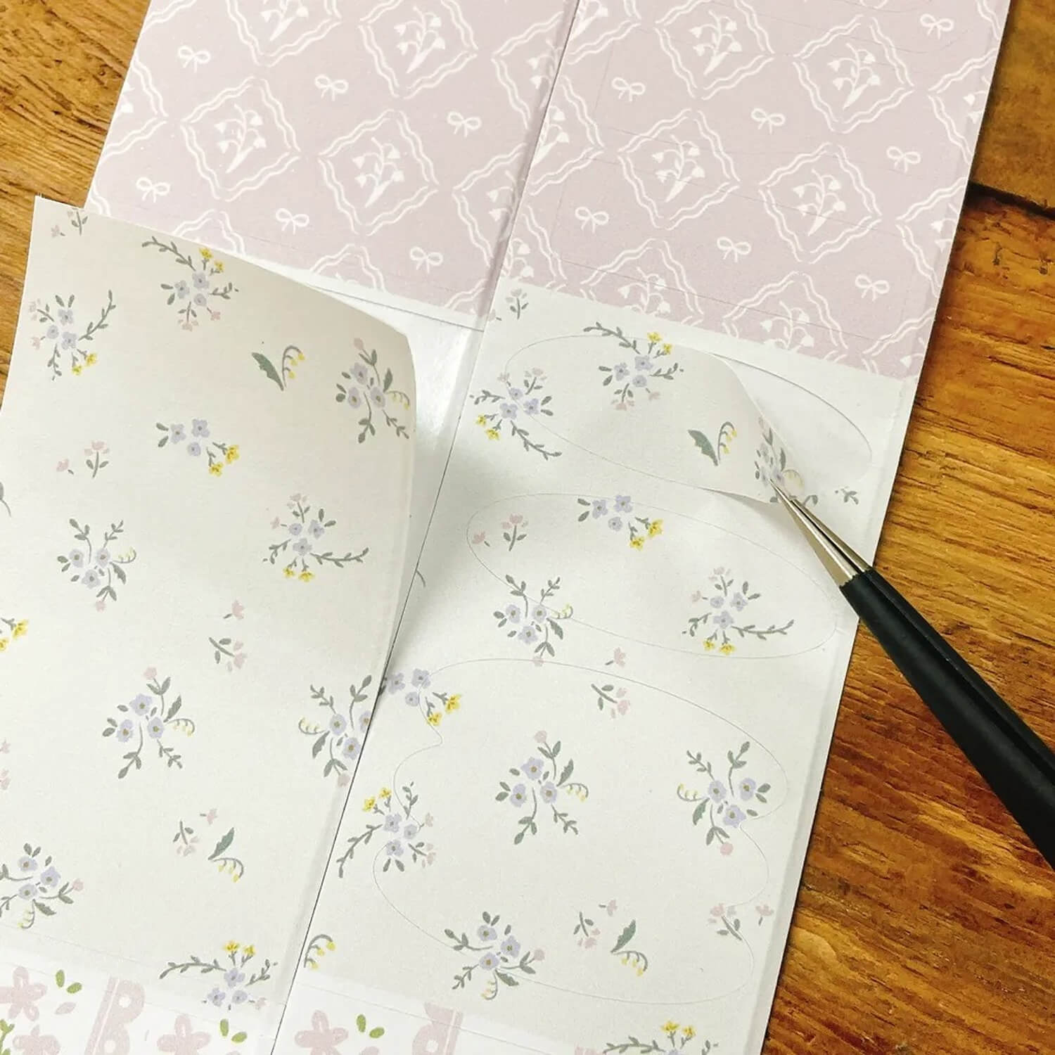 63penhouse x hairmo Die-cut Paper Tape – Flower Field No.2