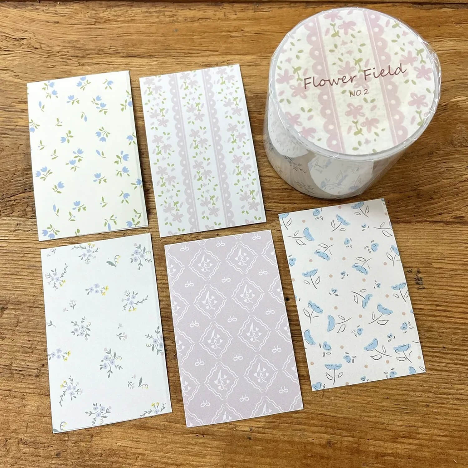 63penhouse x hairmo Die-cut Paper Tape – Flower Field No.2
