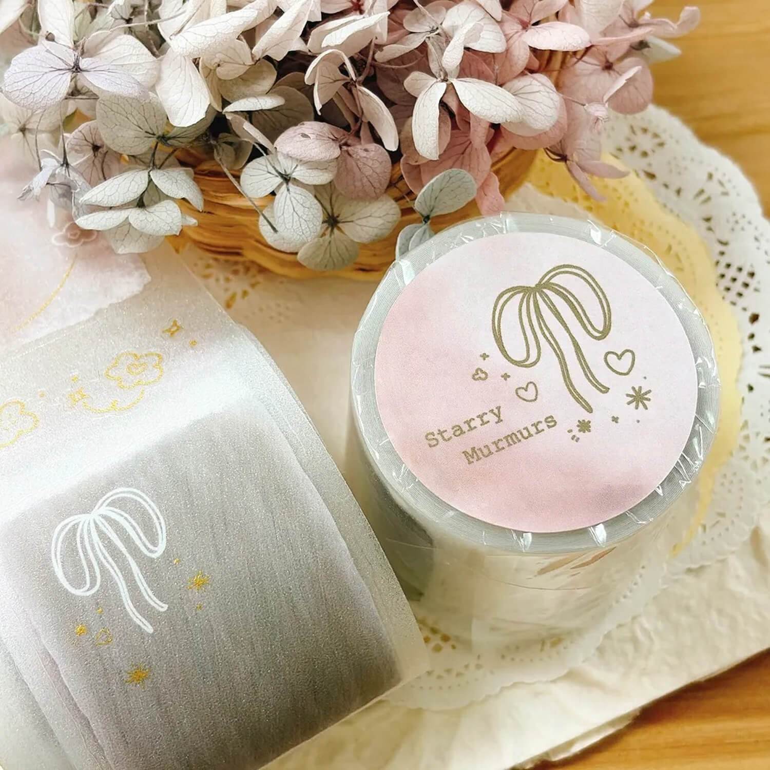 63penhouse x hairmo Gold Foiled PET Tape – Starry Murmurs