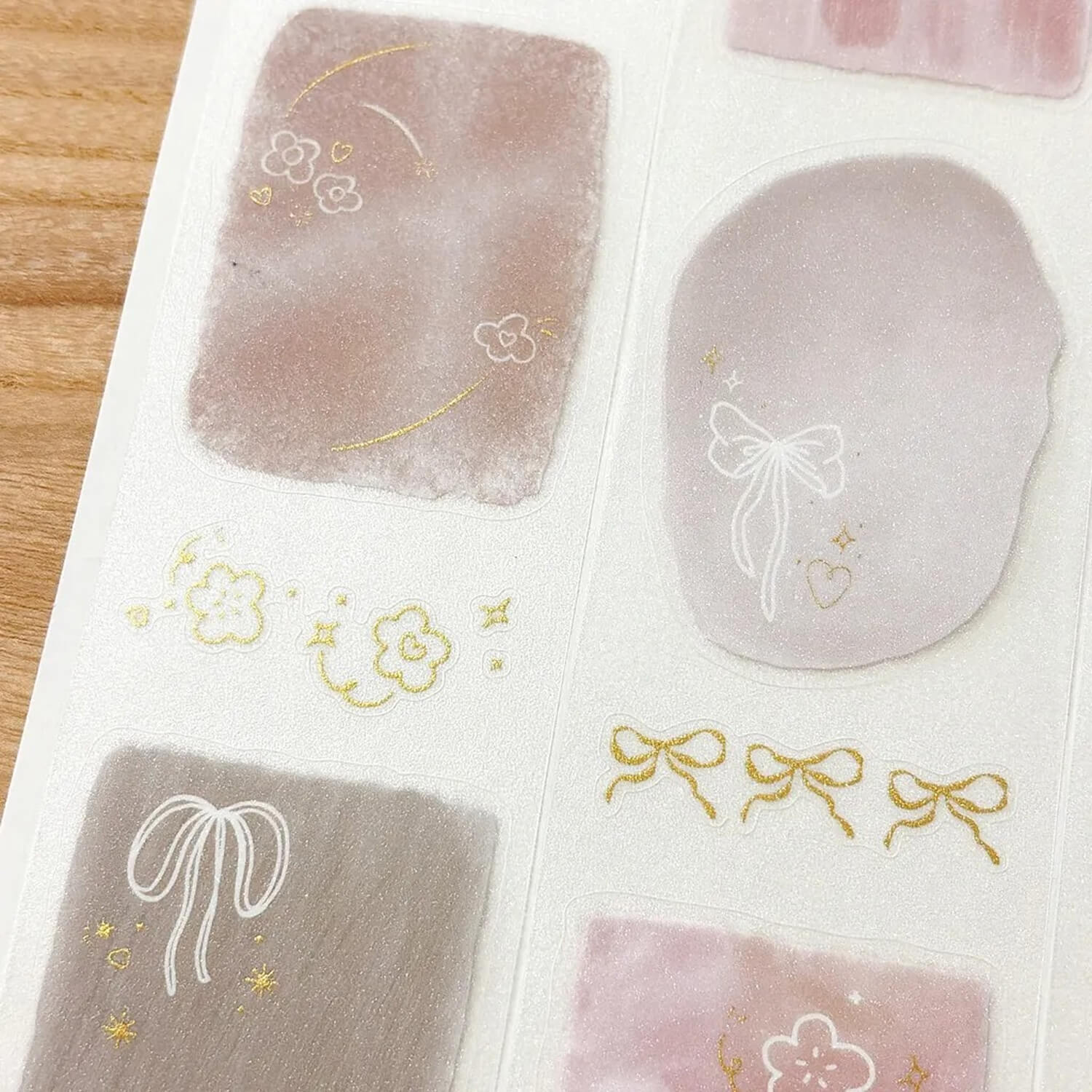 63penhouse x hairmo Gold Foiled PET Tape – Starry Murmurs