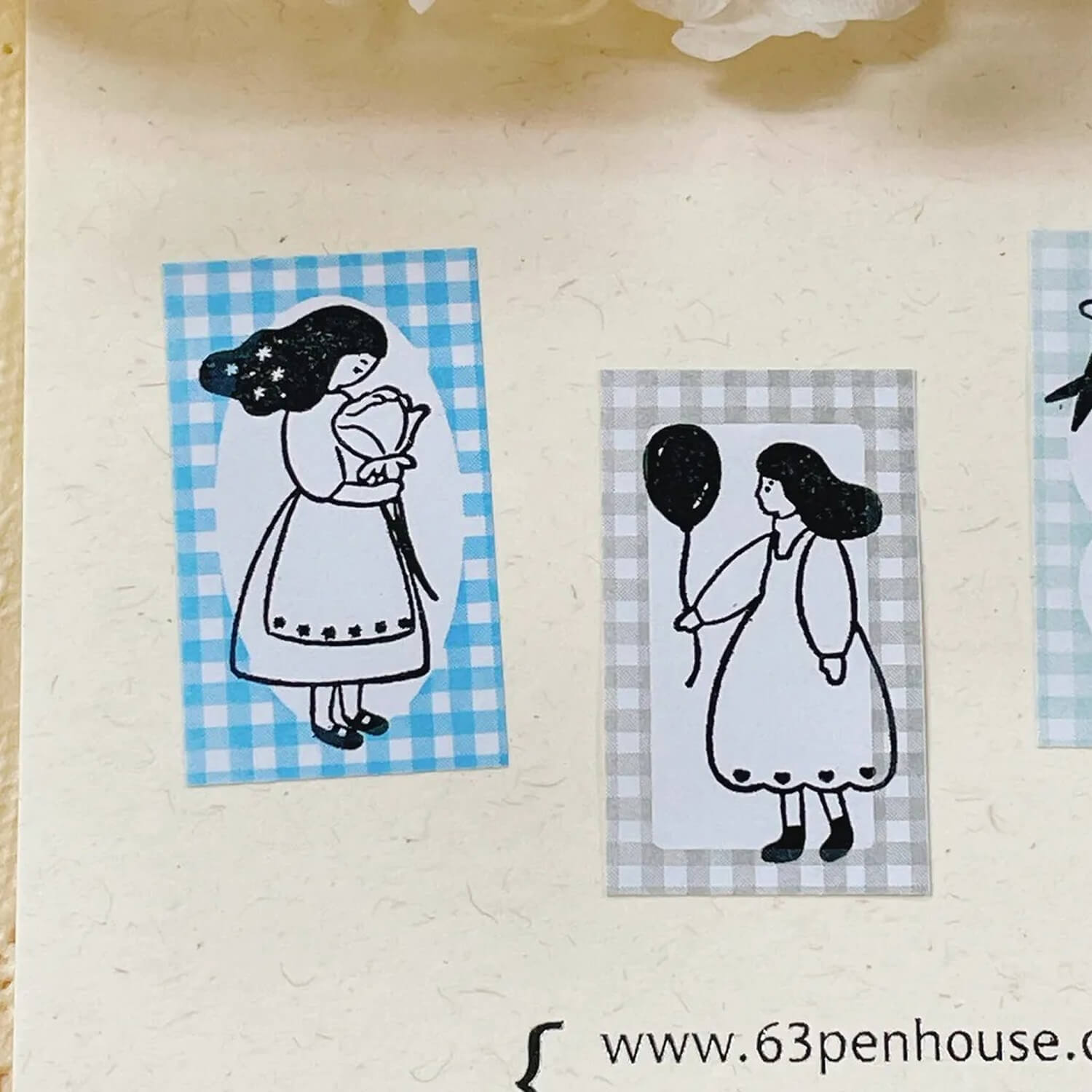 63penhouse x hairmo Petite Romance Rubber Stamp – Balloon