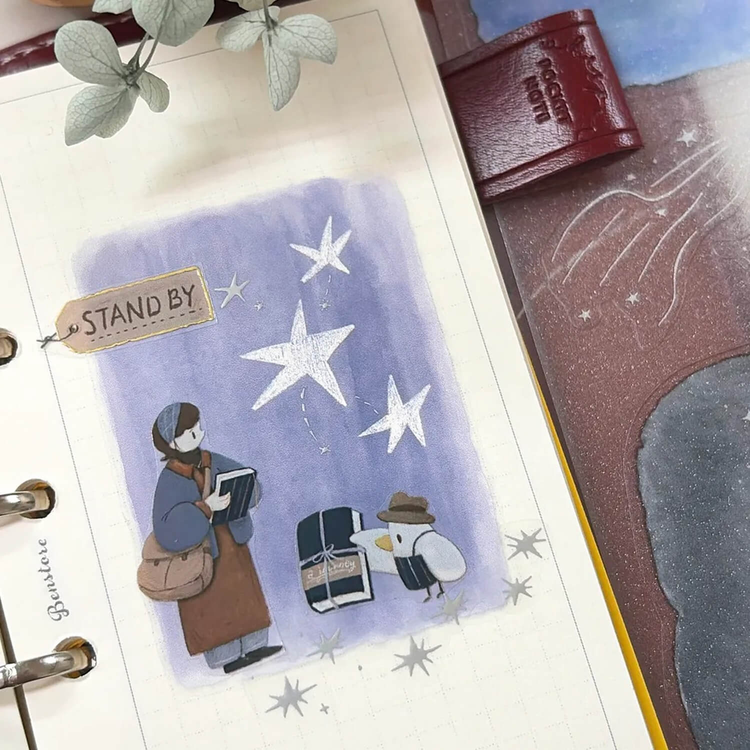 63penhouse x hairmo Silver Foiled PET Tape – Starlit Sky