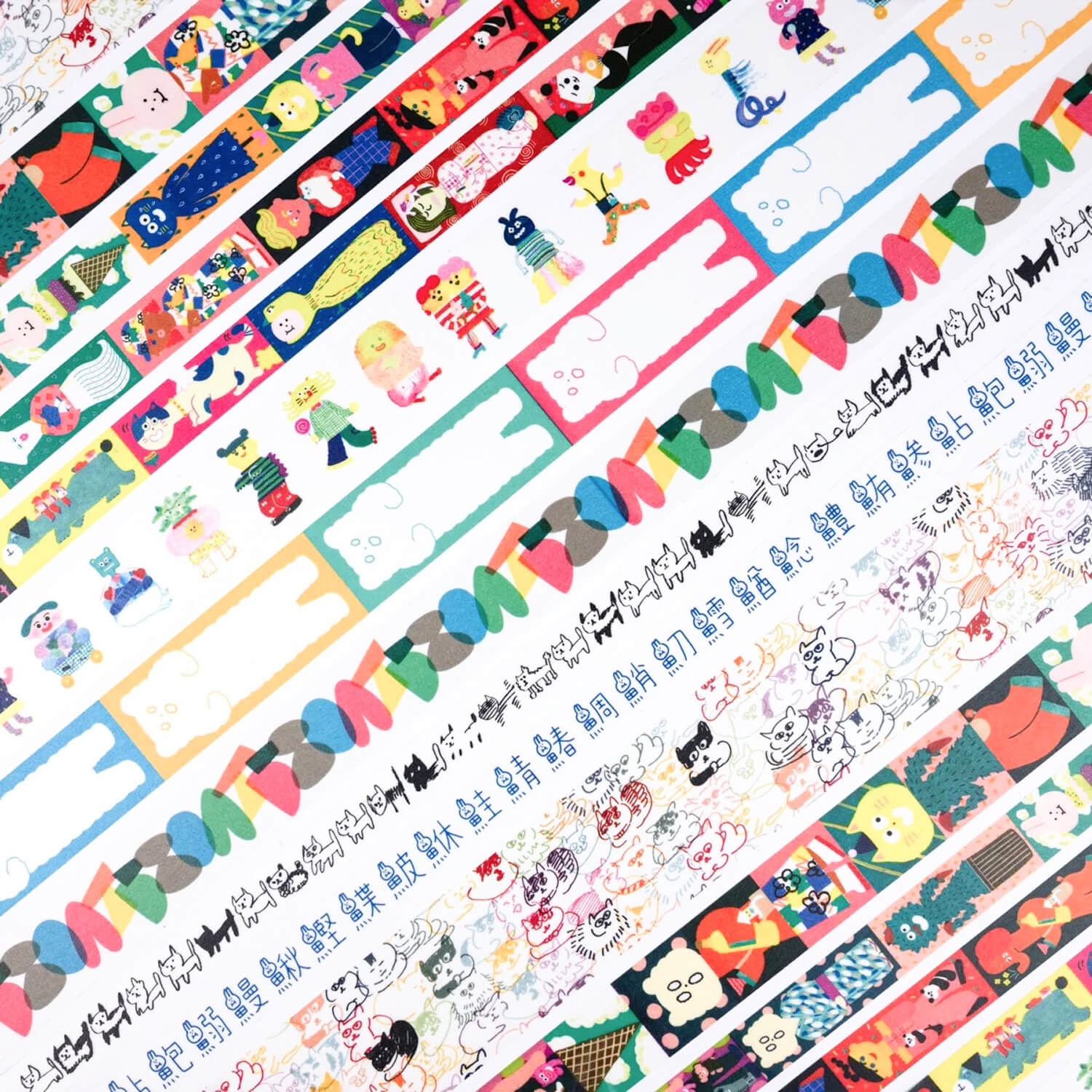 AIUEO Masking Tape – Kuma