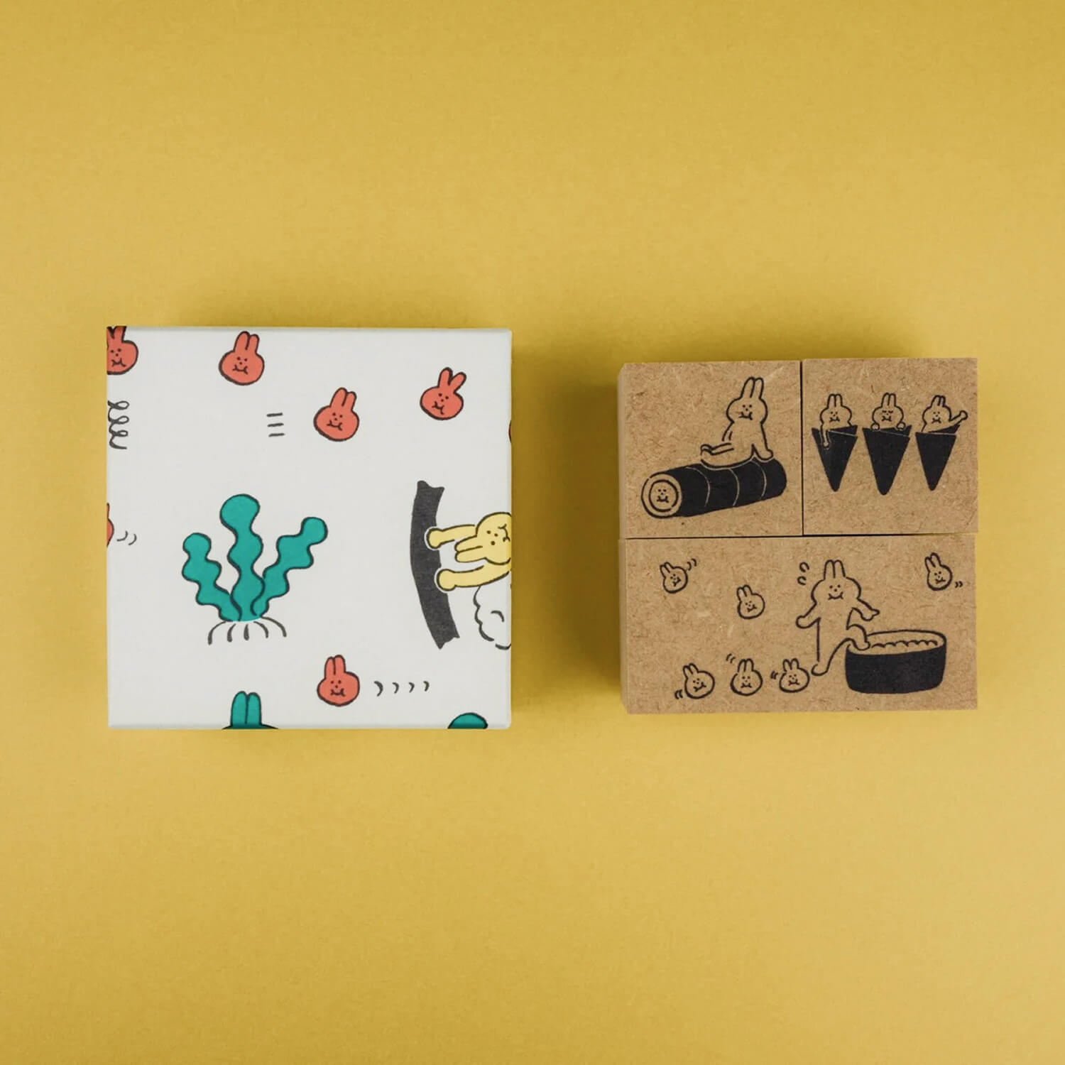 AIUEO Stamp Set – Norimaki Set B
