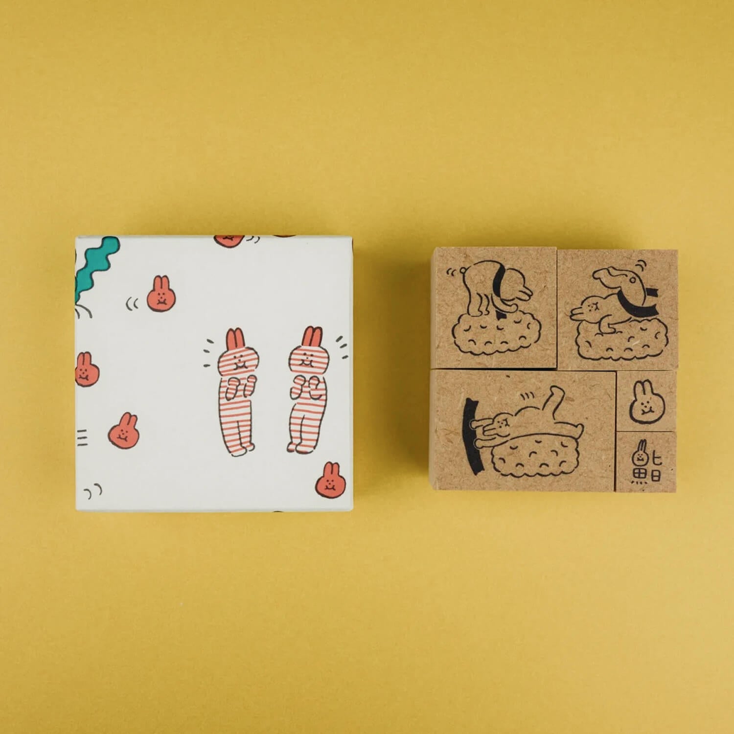 AIUEO Stamp Set – Tamago Somersault Set