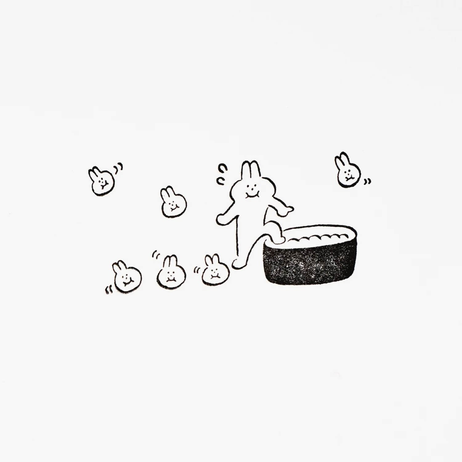 AIUEO Stamp – Gunkan (Gathering)