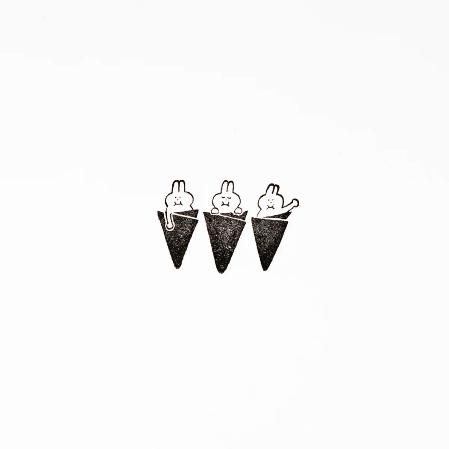 AIUEO Stamp – Temaki (Three Friends)