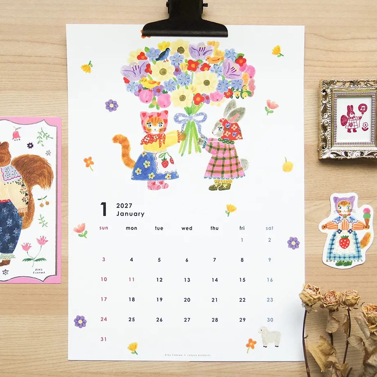 Aiko Fukawa 2027 Calendar