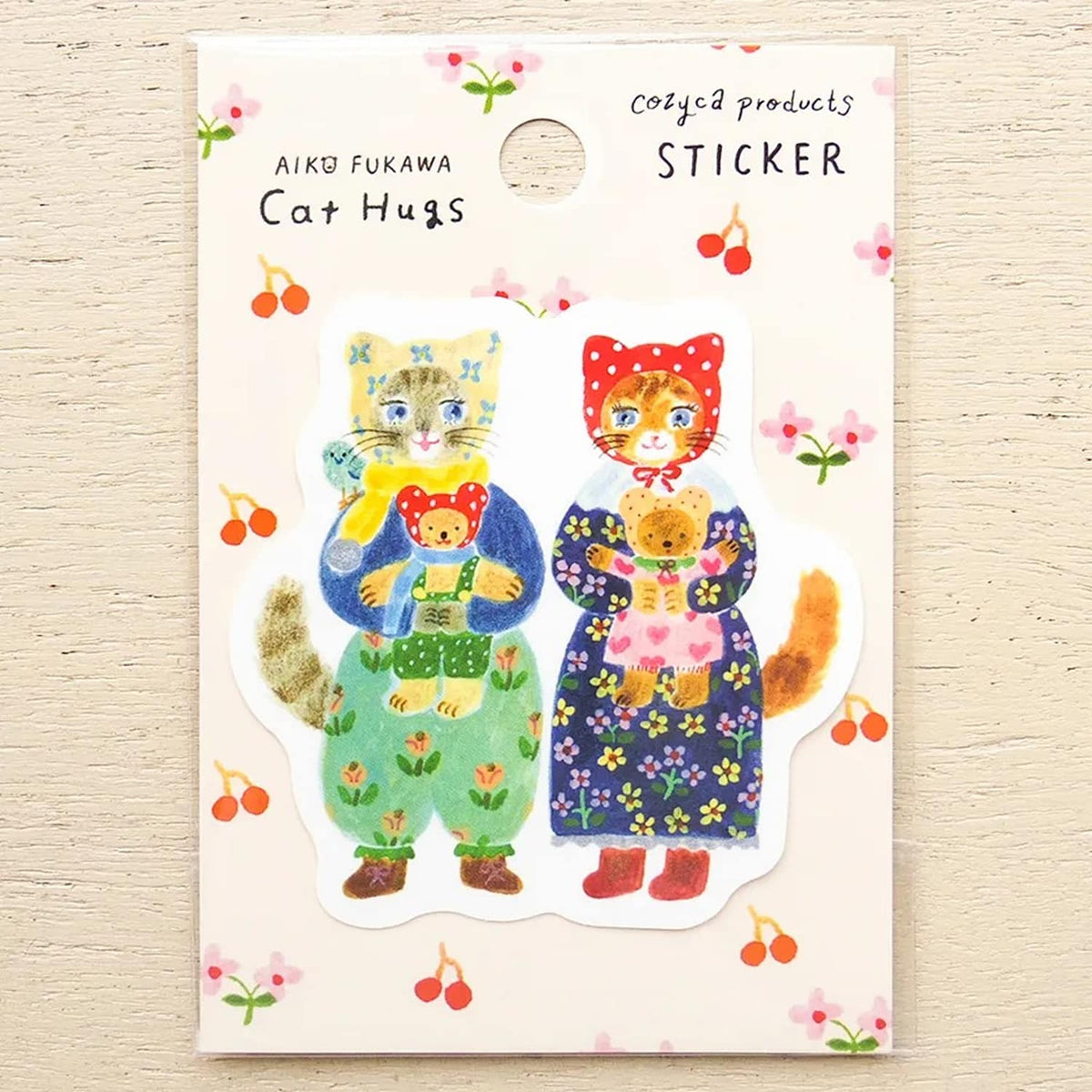Aiko Fukawa Sticker – Cat Hugs