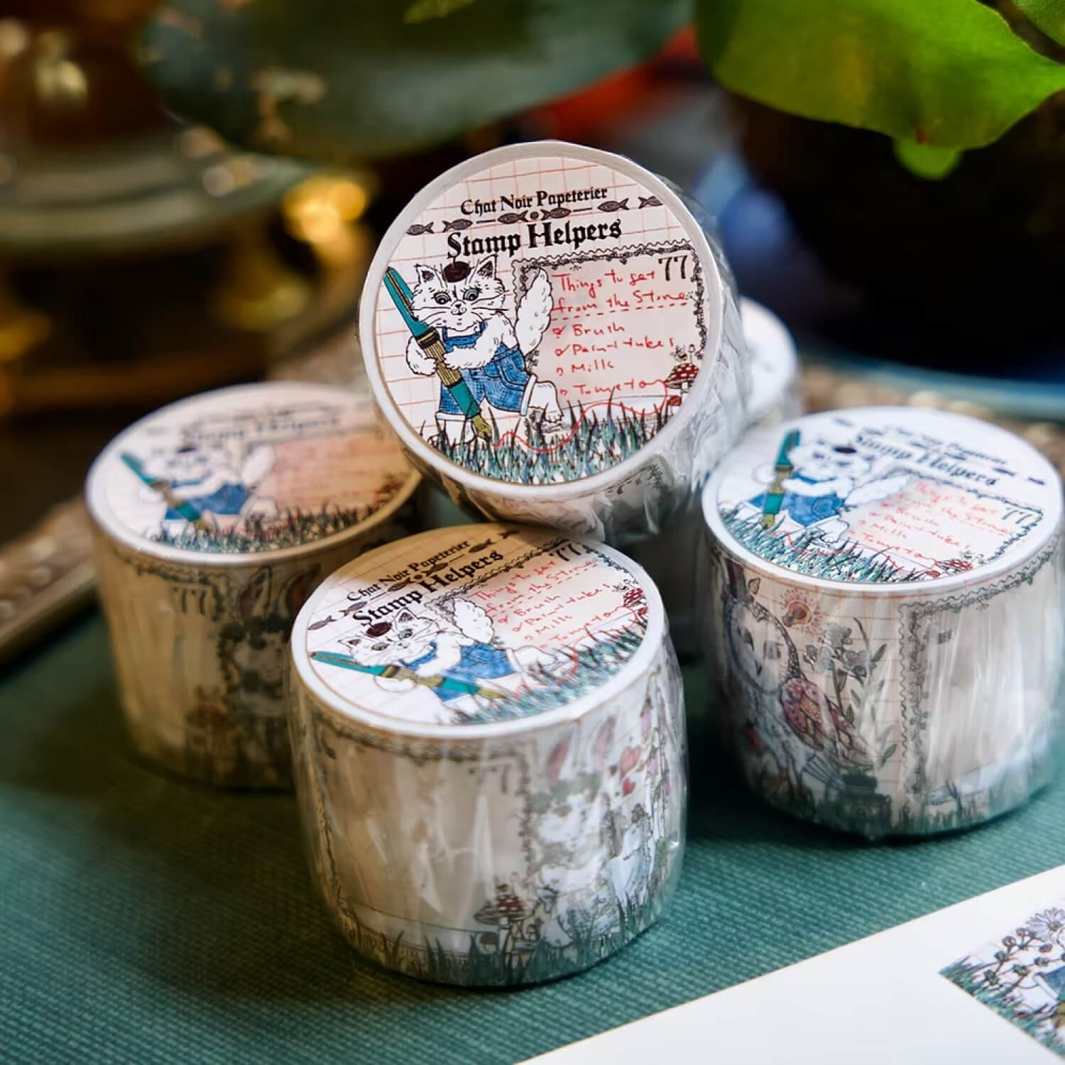 Akamegane Roll Sticky Notes – Helping with Stamps