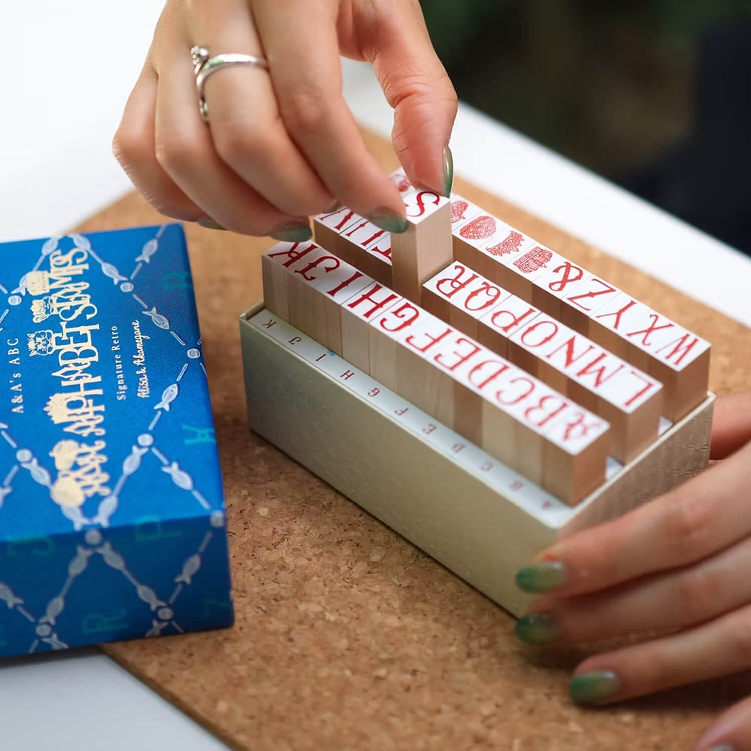 Akamegane Stamp Set – A&amp;A’s ABC Signature Retro