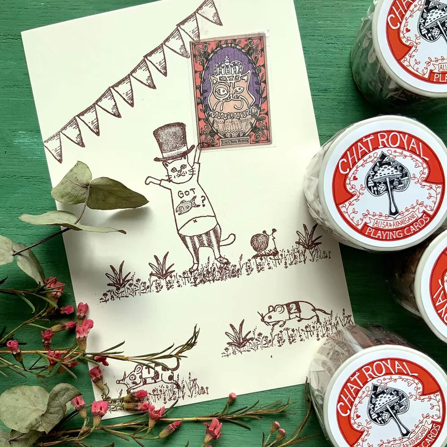 Akamegane Washi Tape – Chat Royal