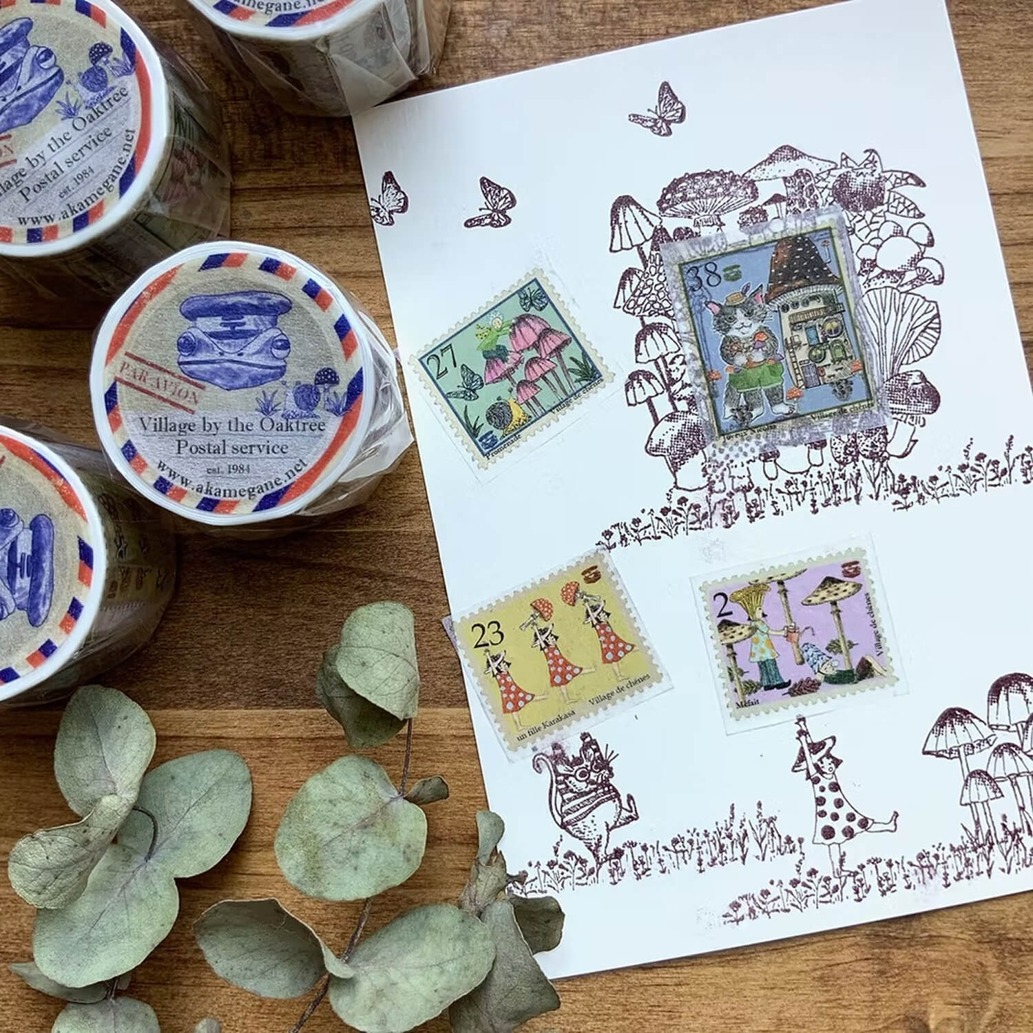 Akamegane Washi Tape – Village by the Oak Tree Postal Service