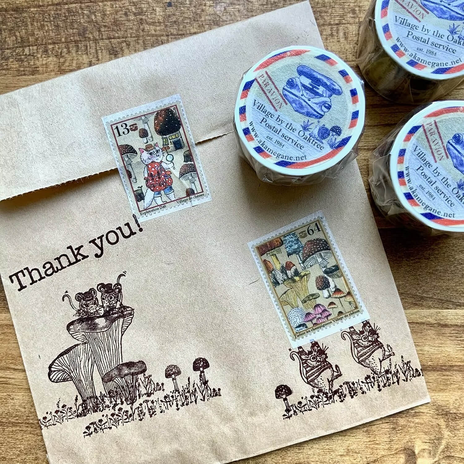 Akamegane Washi Tape – Village by the Oak Tree Postal Service