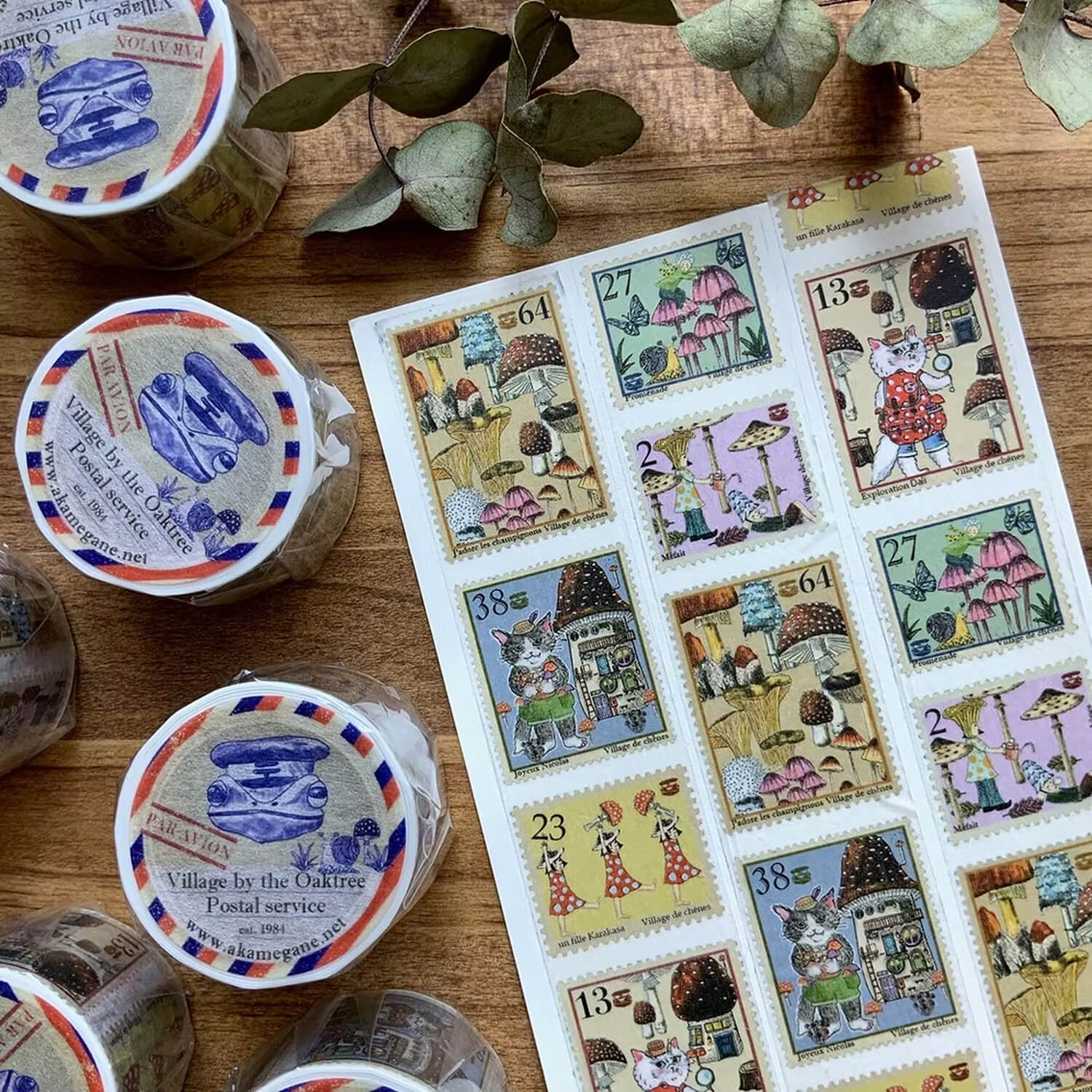 Akamegane Washi Tape – Village by the Oak Tree Postal Service