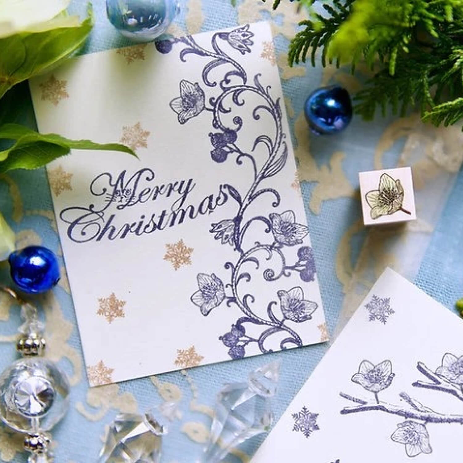 Akamegane Wood Mount Stamp Set – Lady C’s Collection: Winter Greetings