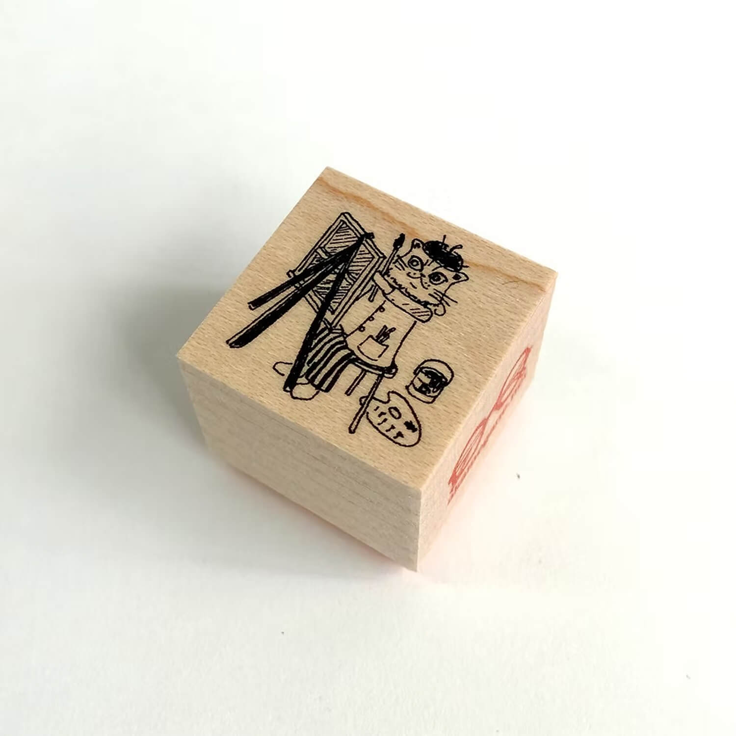 Akamegane Wood Mount Stamp – Painter Dali