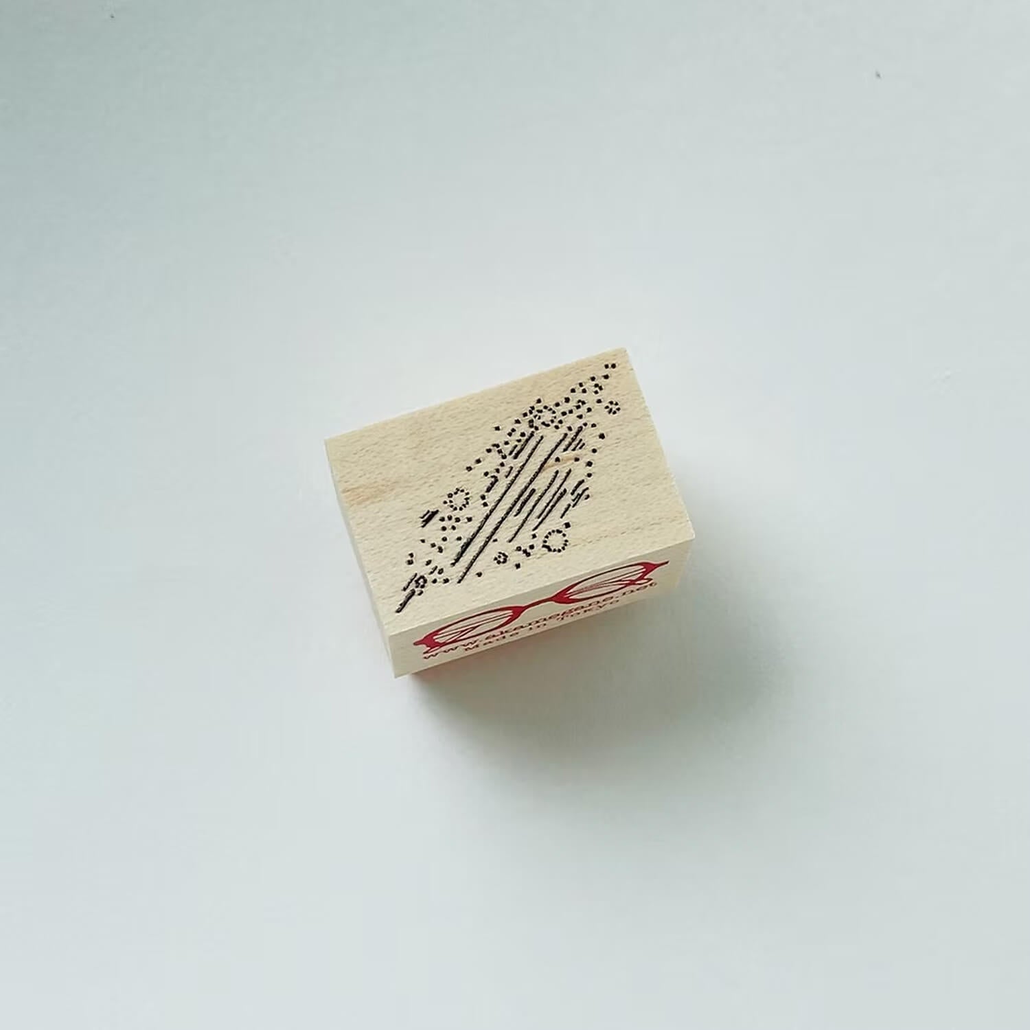 Akamegane Wood Mount Stamp – Sunshine