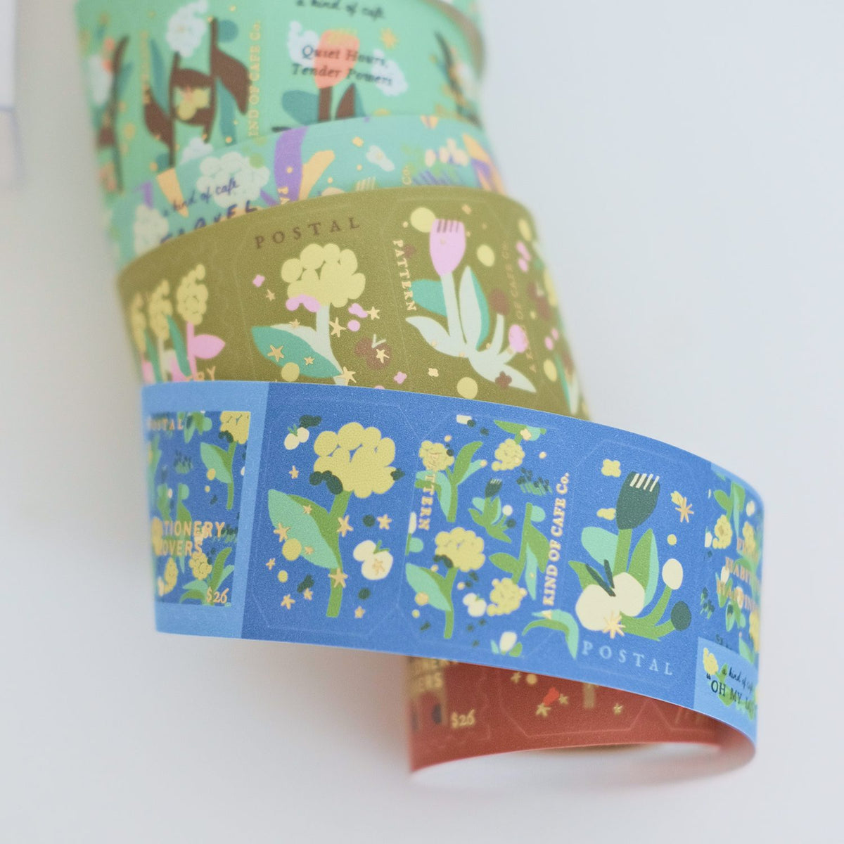 A kind of café Foil Sticker Roll – Pompon
