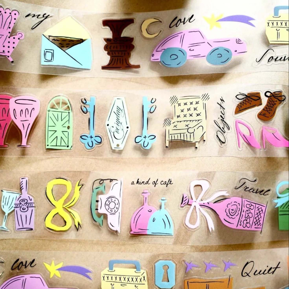 A kind of café Kiss-Cut PET Tape - Little Things We Carry