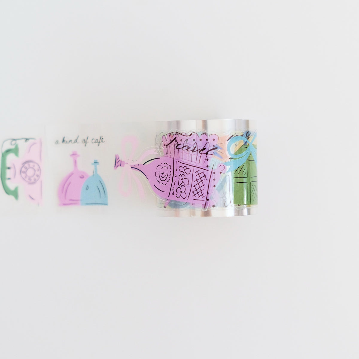 A kind of café Kiss-Cut PET Tape - Little Things We Carry