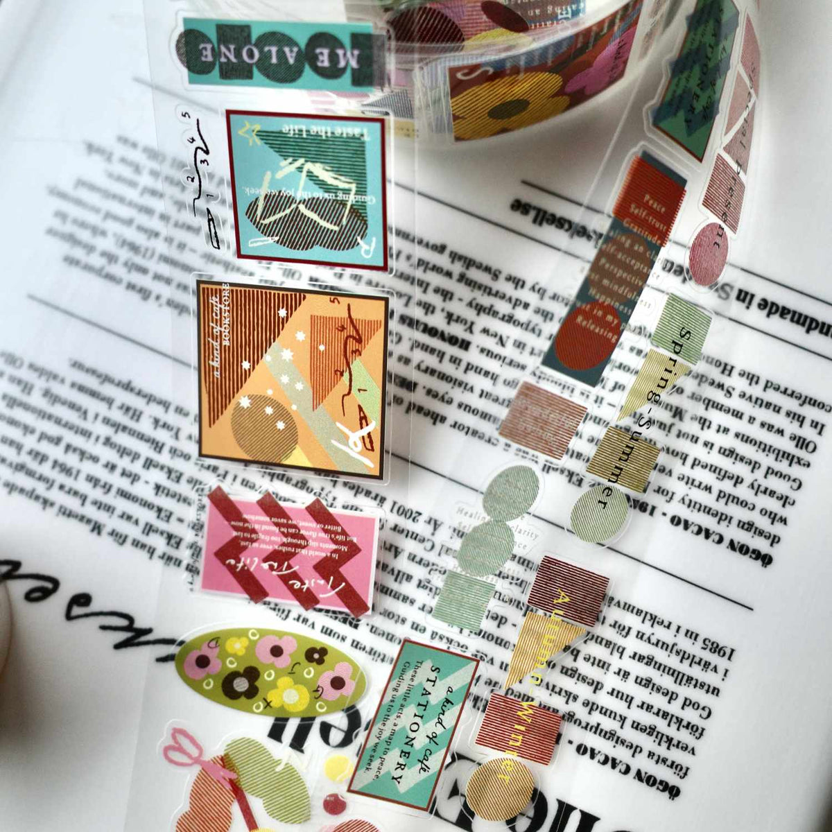 A kind of café Kiss-Cut PET Tape – Elements
