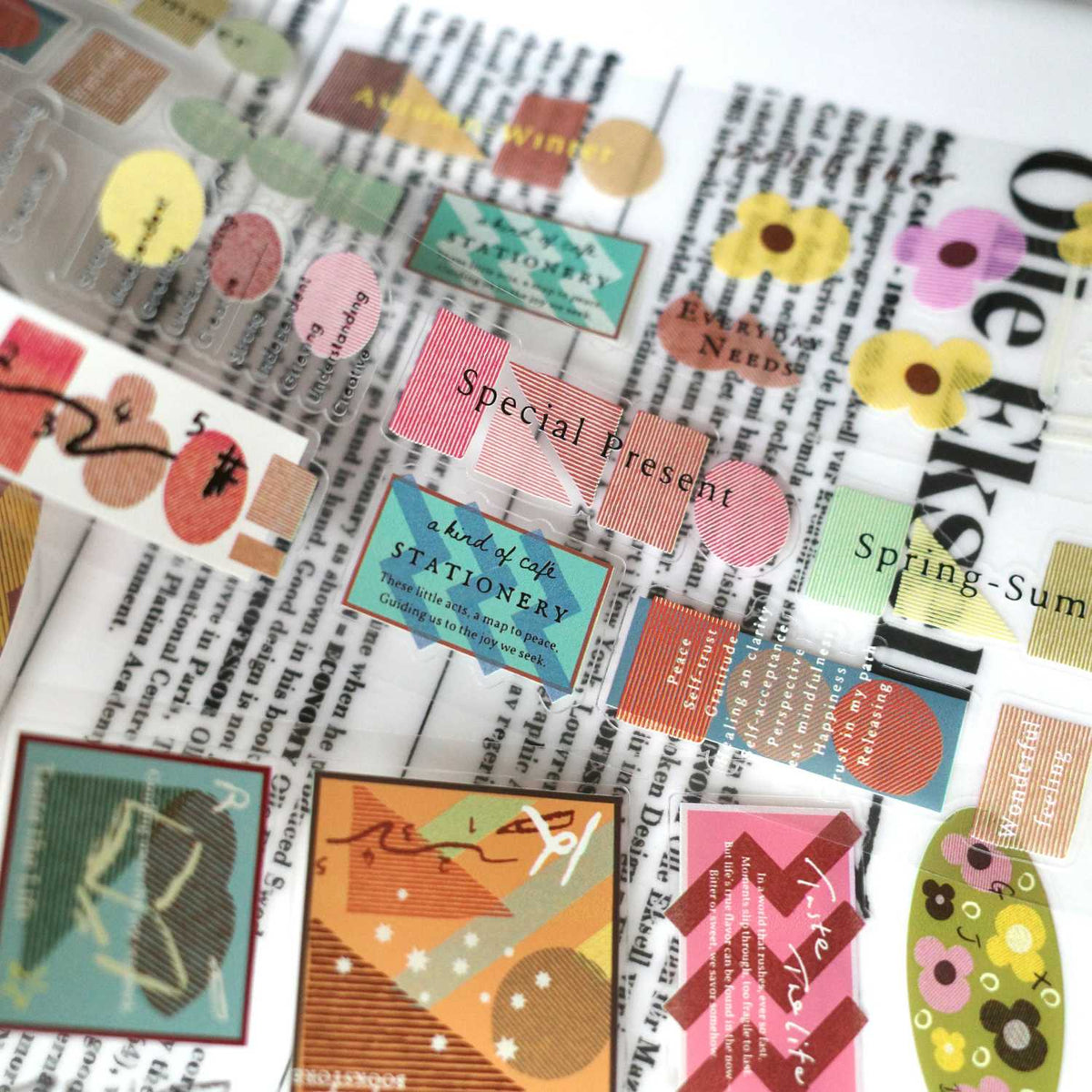 A kind of café Kiss-Cut PET Tape – Elements