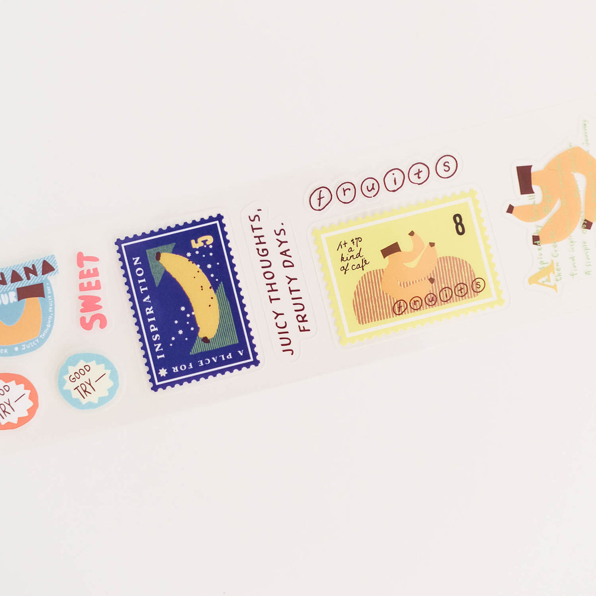 A kind of café Kiss-Cut PET Tape – Juicy Fruity