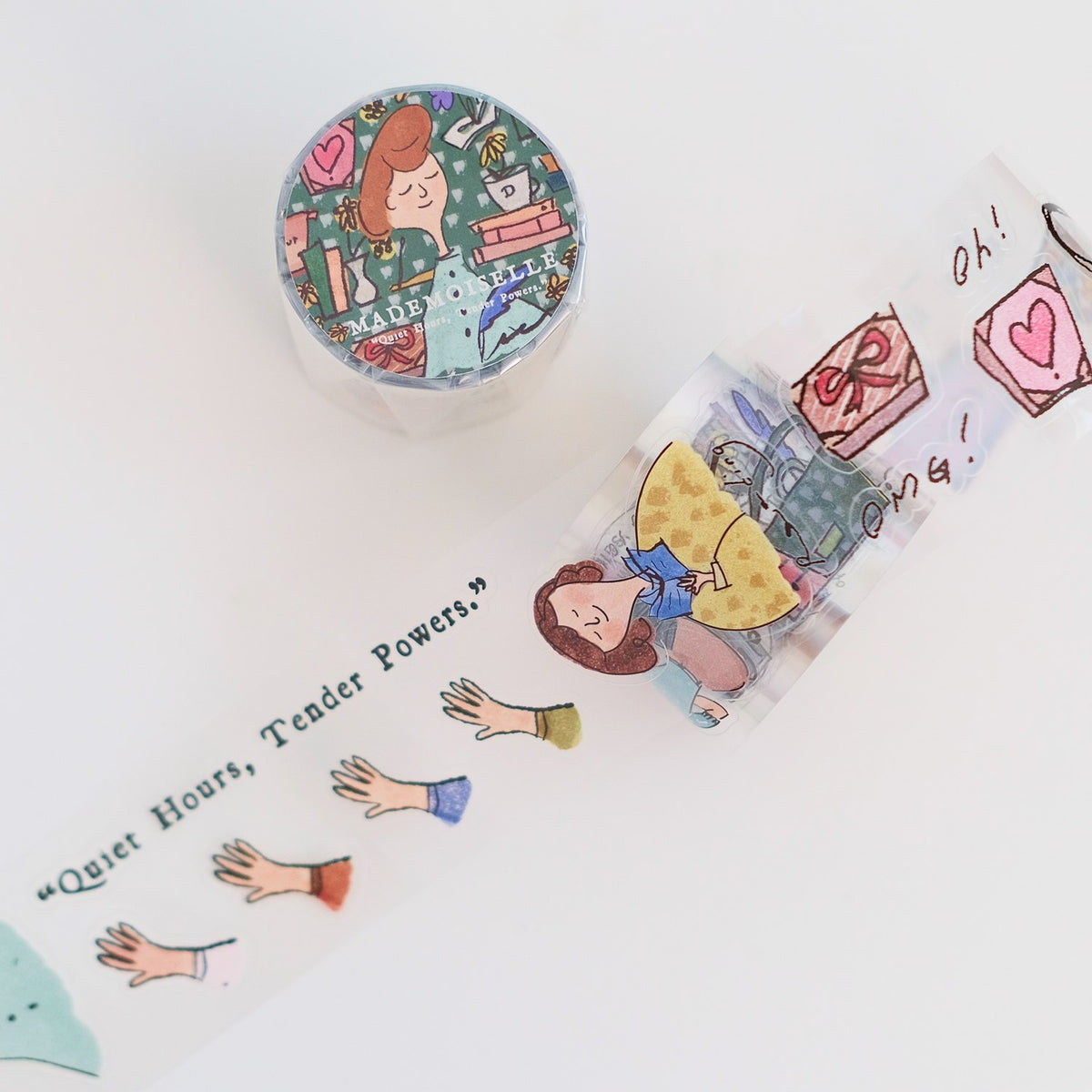 A kind of café Kiss-Cut PET Tape – Mademoiselle