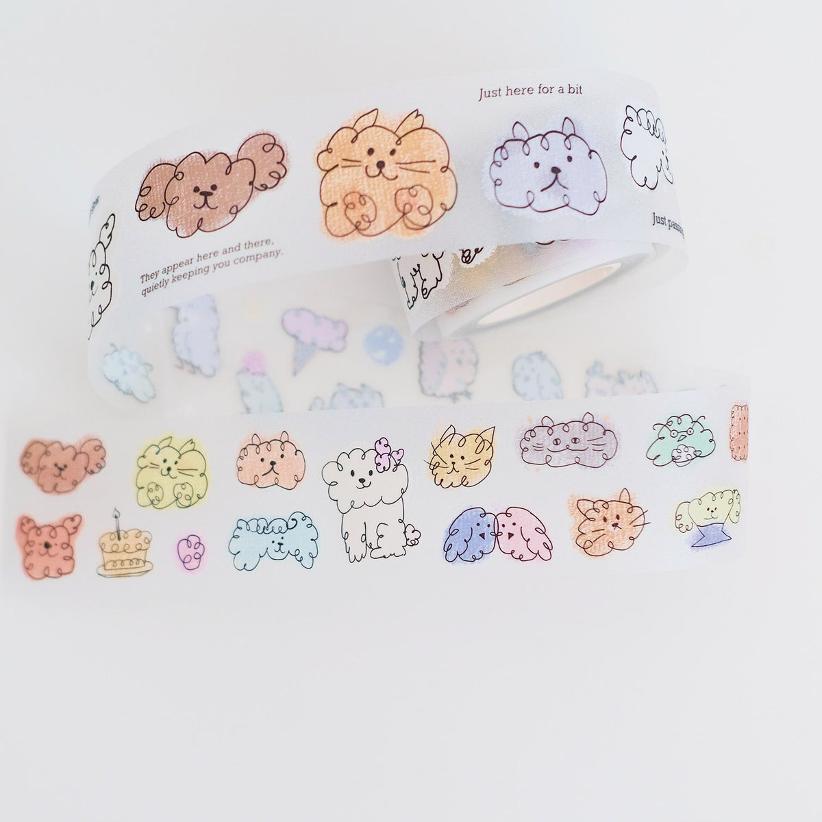 A kind of café Kiss-Cut PET Tape – Soft Ones