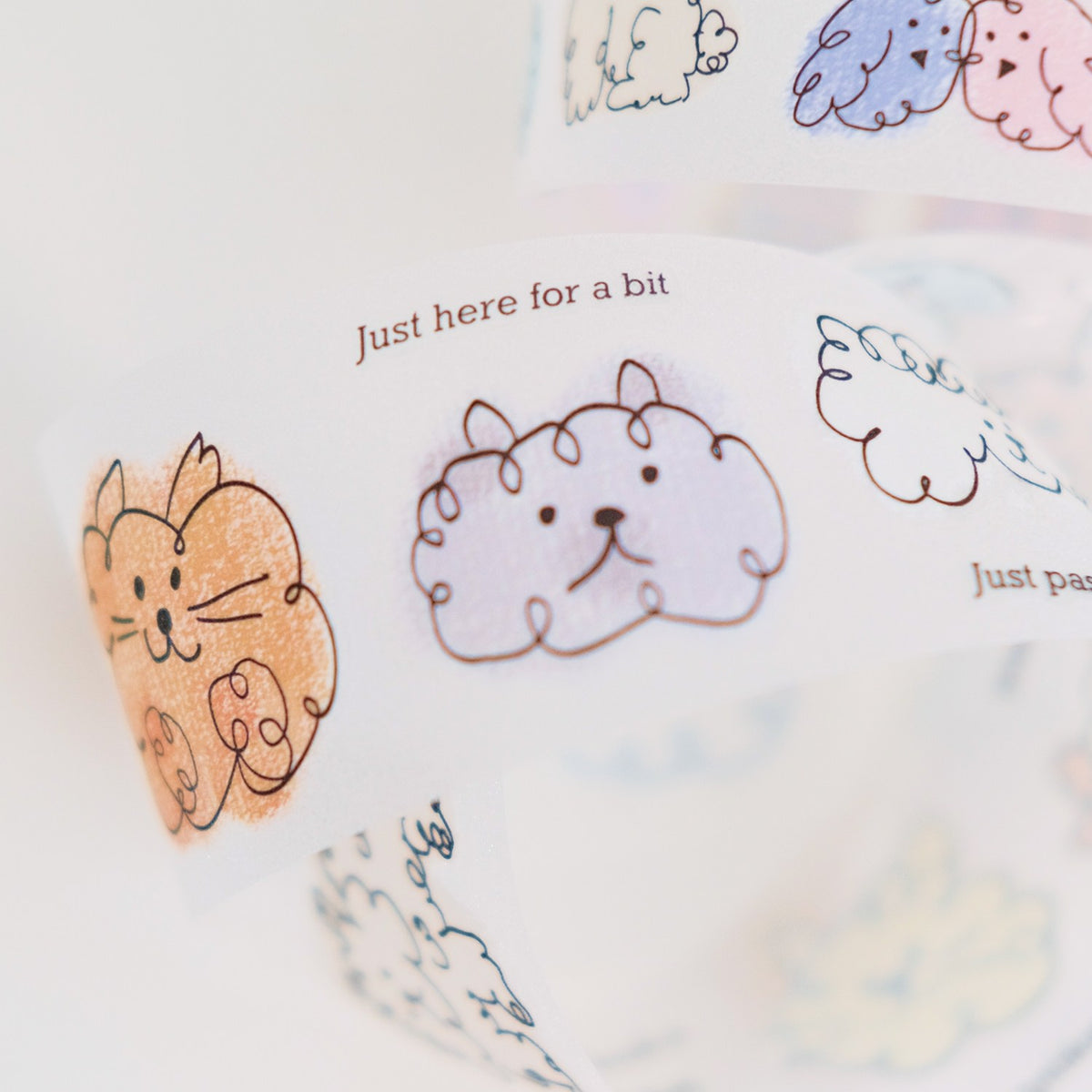 A kind of café Kiss-Cut PET Tape – Soft Ones