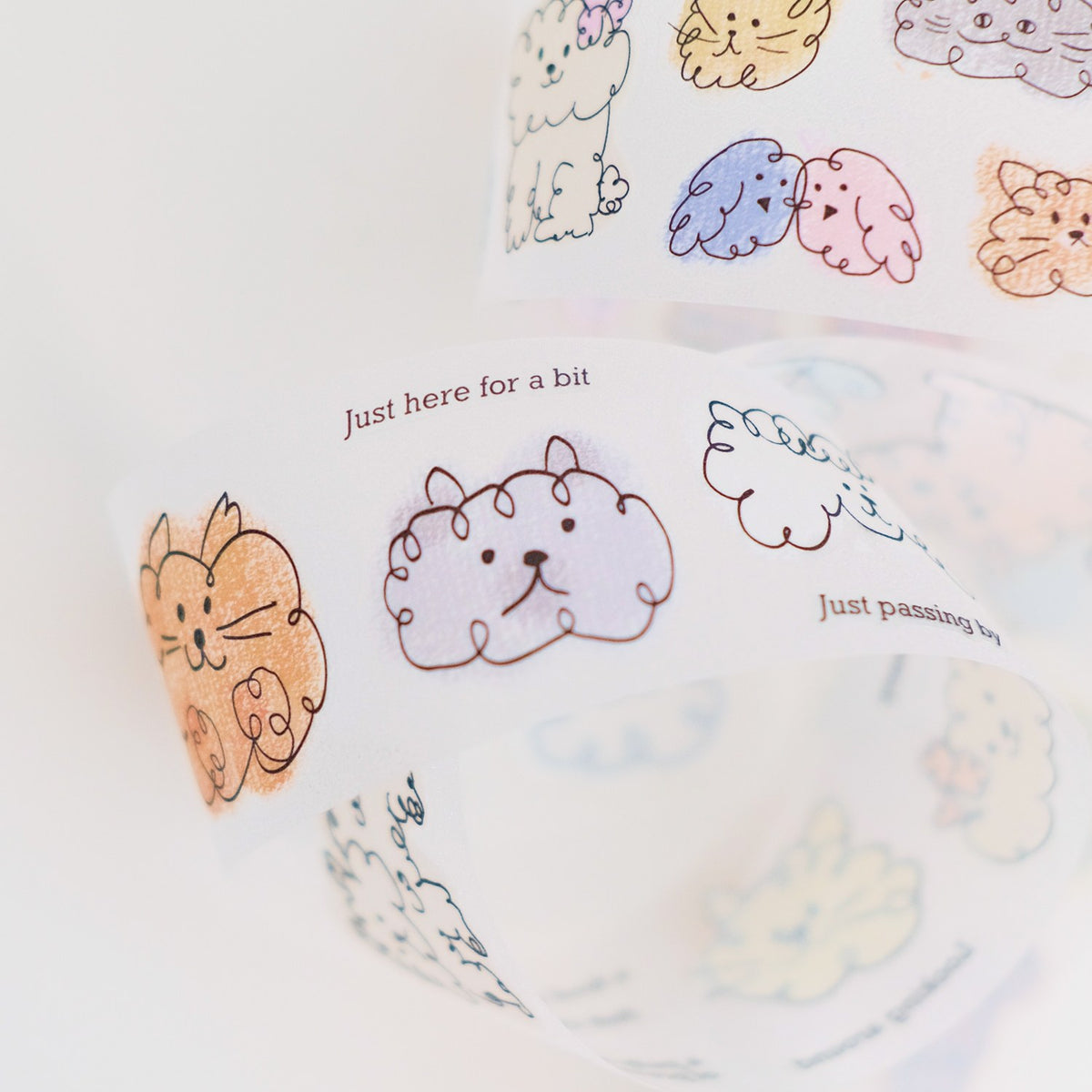 A kind of café Kiss-Cut PET Tape – Soft Ones