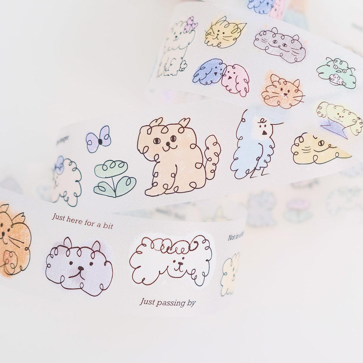 A kind of café Kiss-Cut PET Tape – Soft Ones
