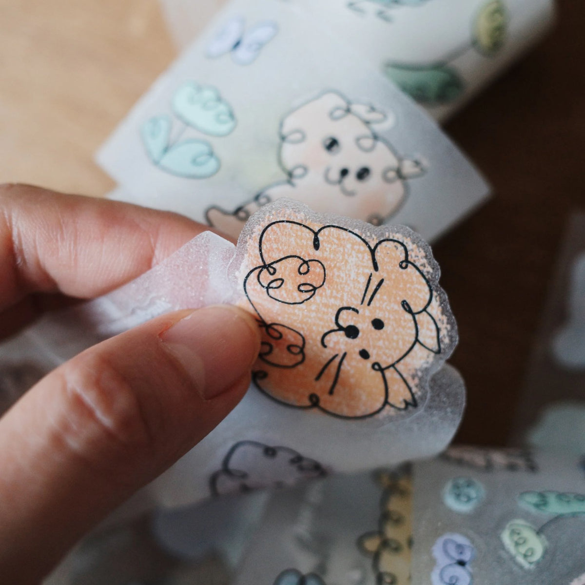 A kind of café Kiss-Cut PET Tape – Soft Ones