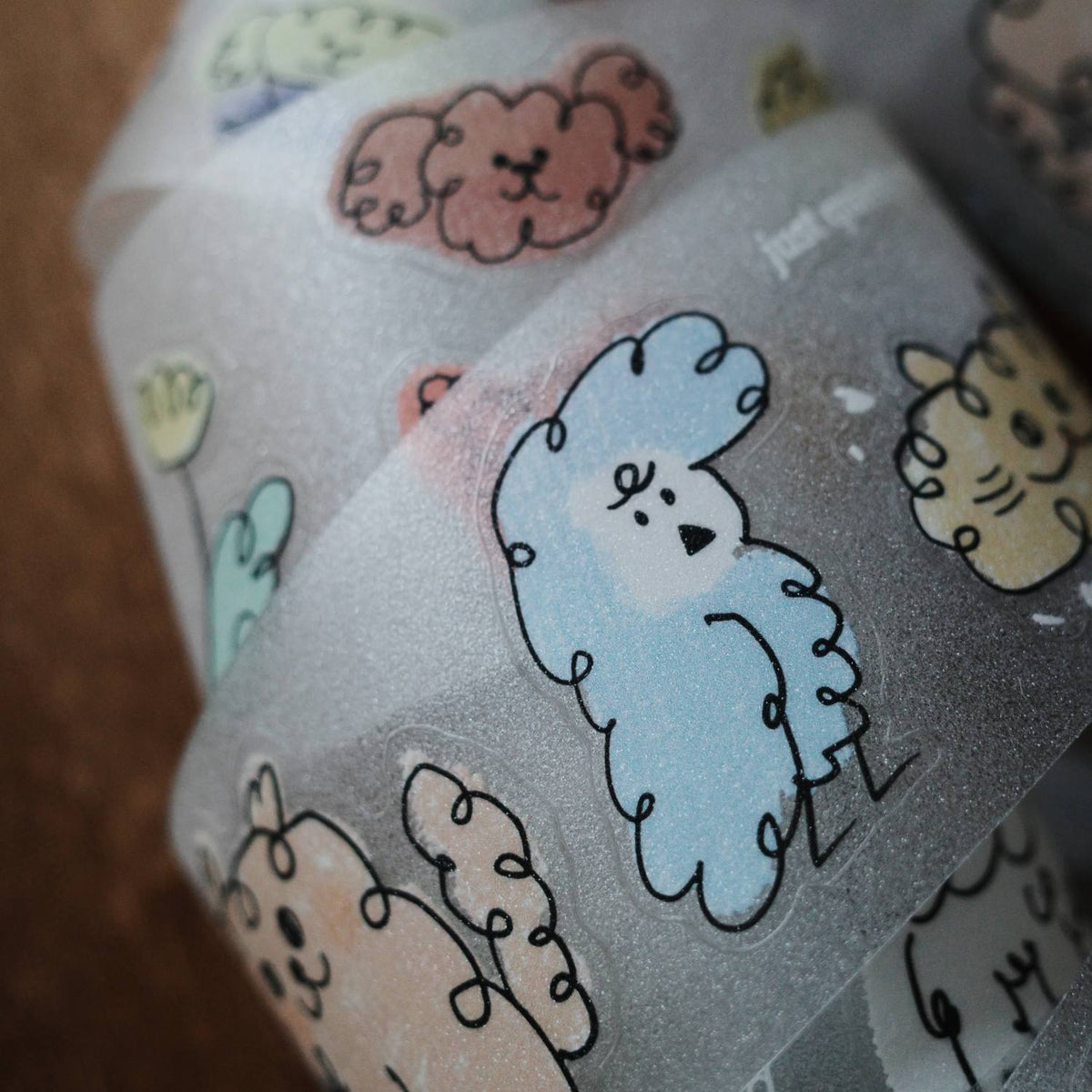 A kind of café Kiss-Cut PET Tape – Soft Ones
