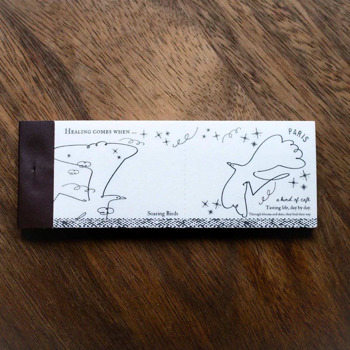 A kind of café Notepad – Birds to Paris