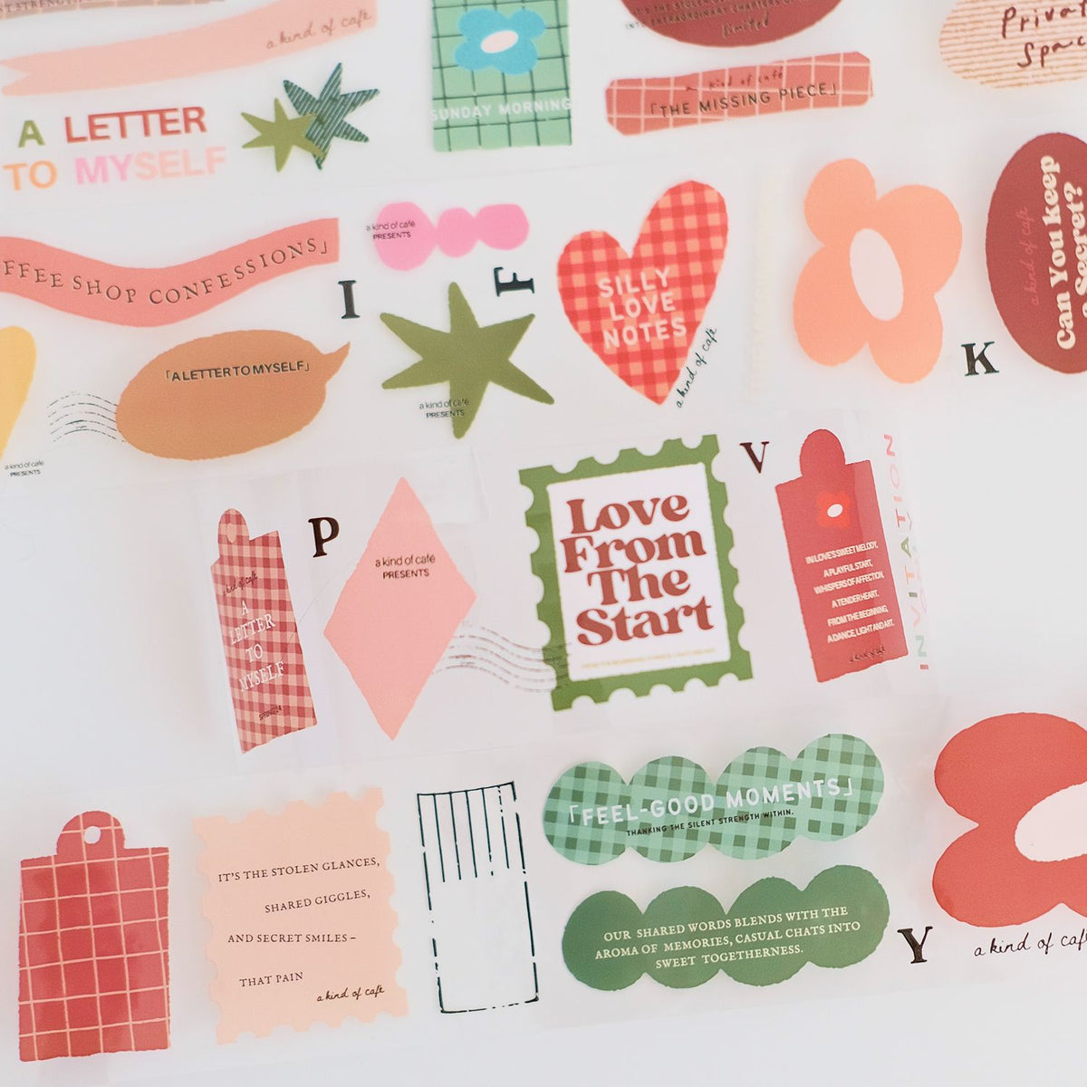 A kind of café PET Tape – Love From the Start
