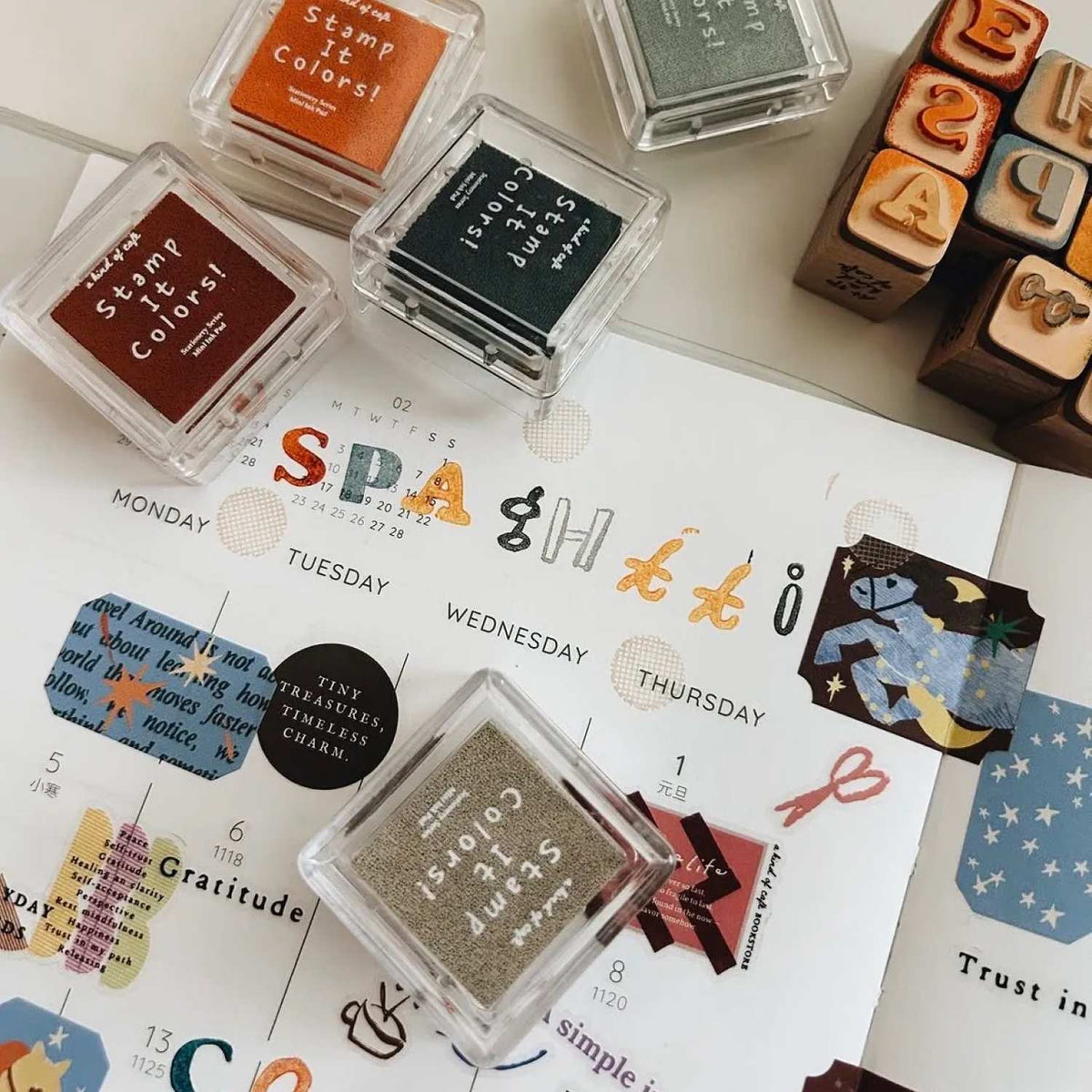 A kind of café Stamp Set – The A to Z