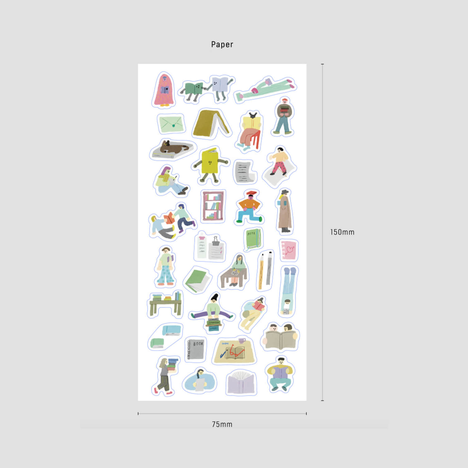 Analogue Keeper Around Sticker World – Paper
