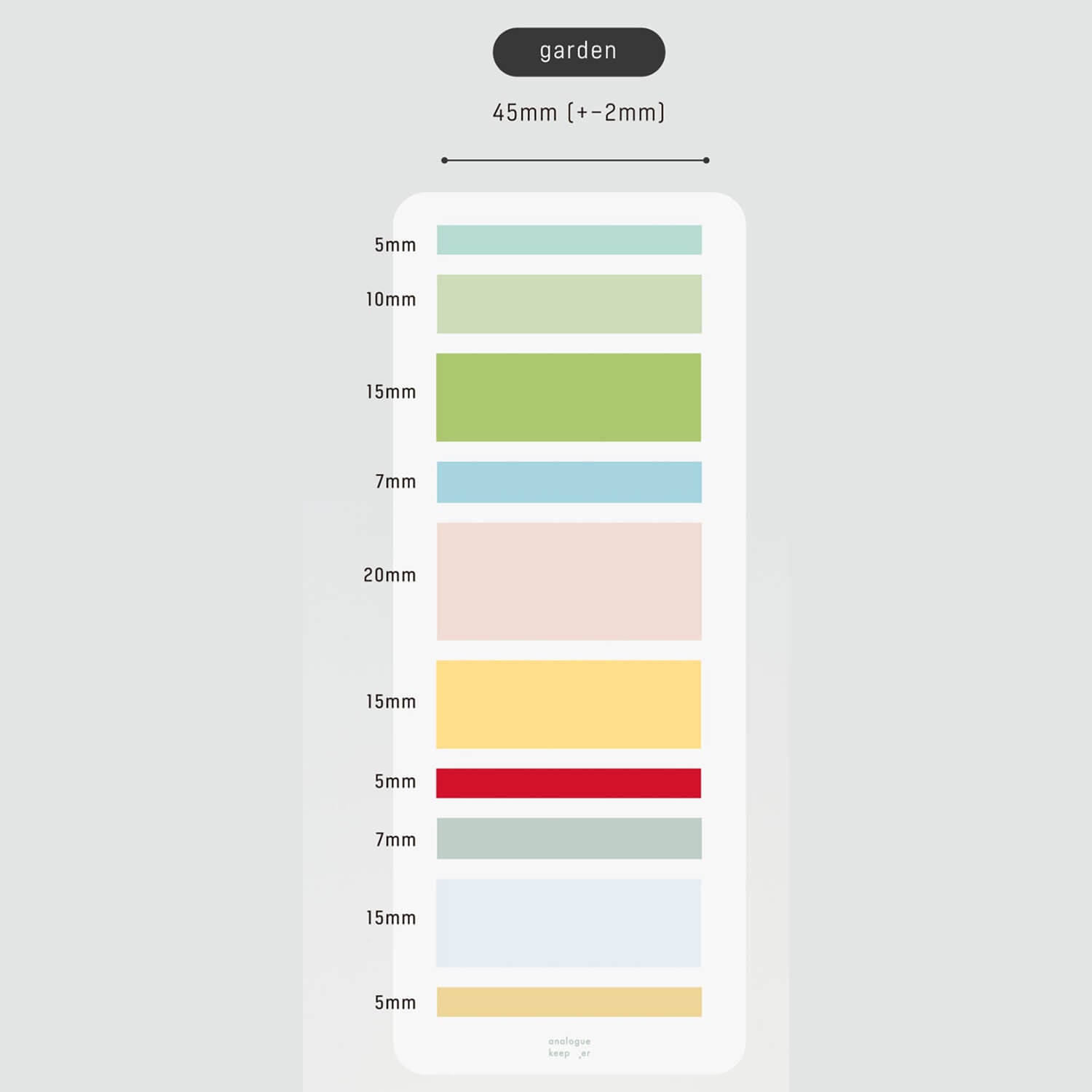 Analogue Keeper Index Flag – Garden