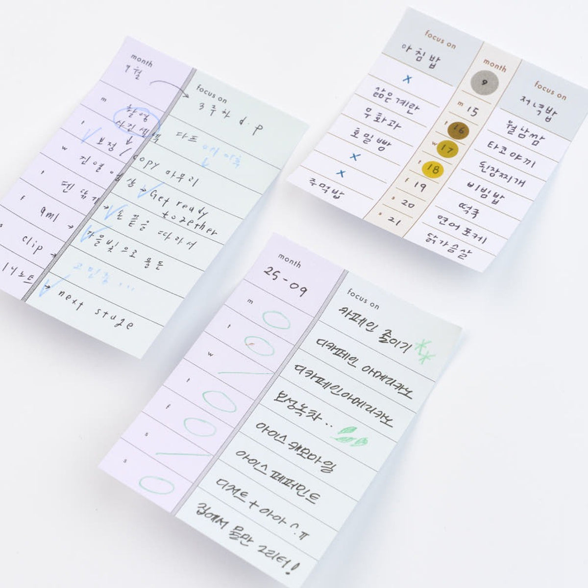 Analogue Keeper Sticky Tracker - Week