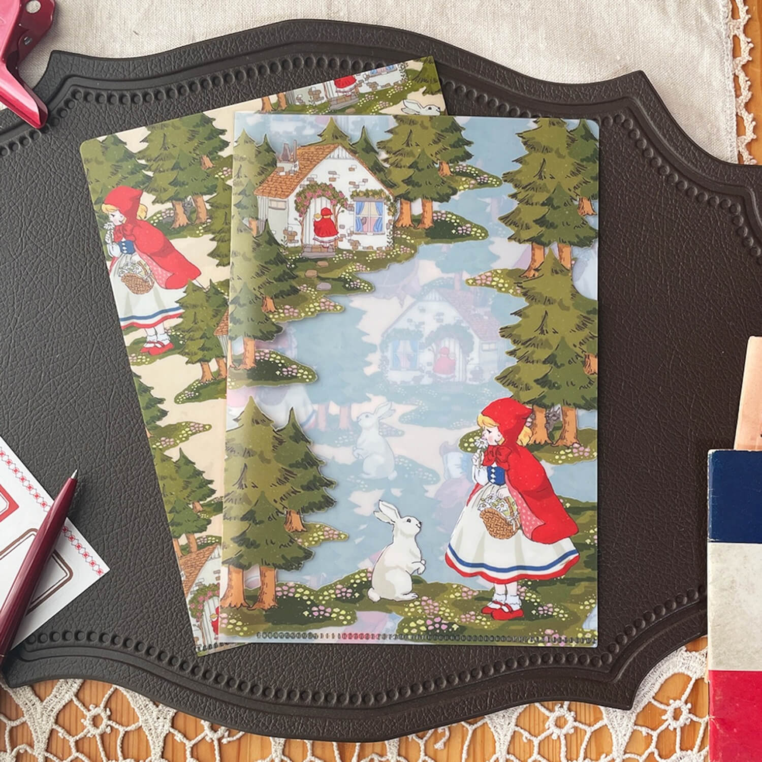 Ant's A5 Clear File – Little Red Riding Hood