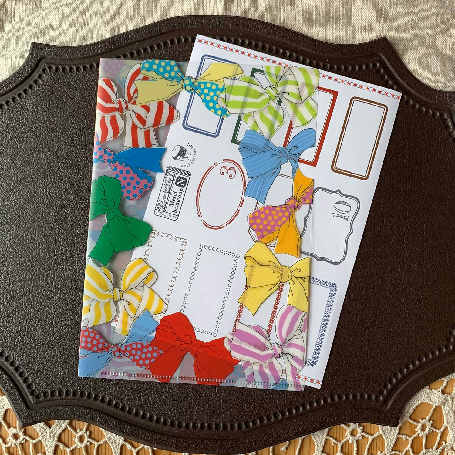 Ant's A5 Clear File – Ribbon